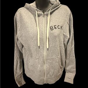 BECK (Band)Women's Gray Zip-Up Hoodie
